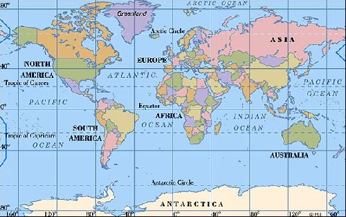 büyük dünya haritası resmi - Yerbilgisi