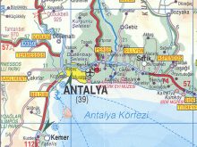 Antalya ilinin Diğer İllere Uzaklığı