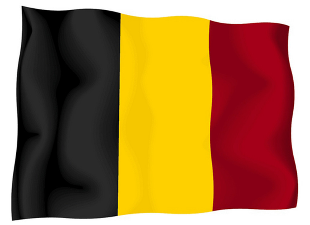 Флаг бельгии на