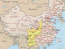 Map China Province_ coll sites