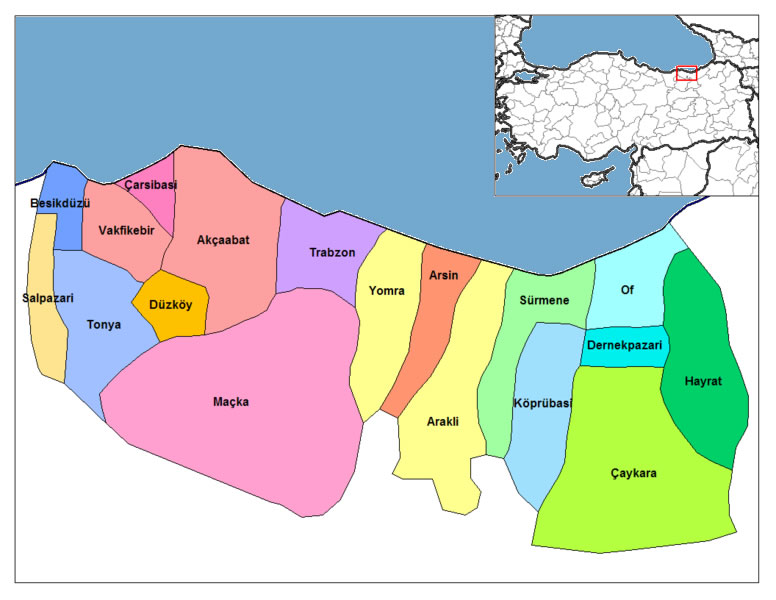 Trabzon haritasi