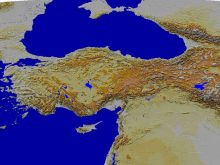 turkiye fiziki haritasi