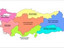 türkiye bölgeler dilsiz haritası