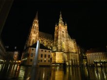 St Vitus Cathedral by night