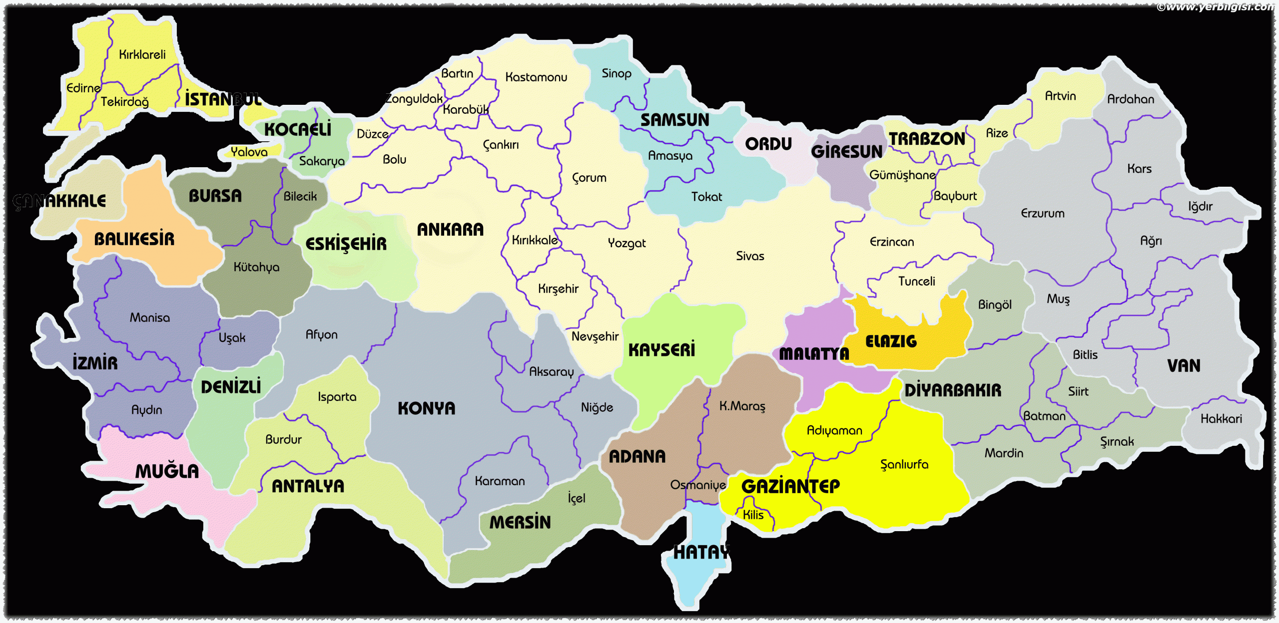 turkiye-harita-resmi | Yerbilgisi