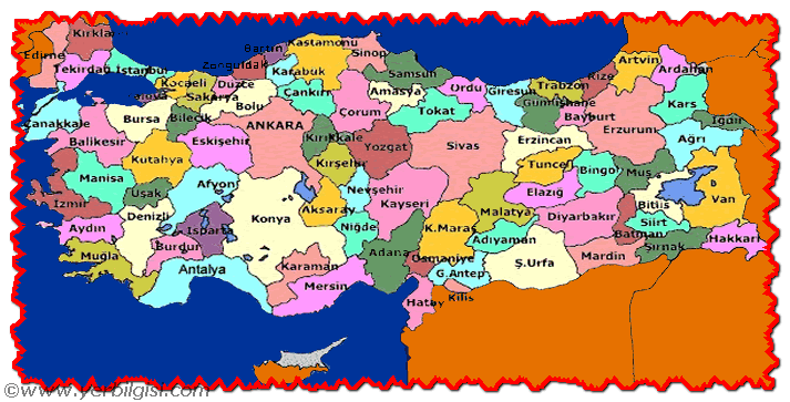 Turkiye Siyasi Haritasi