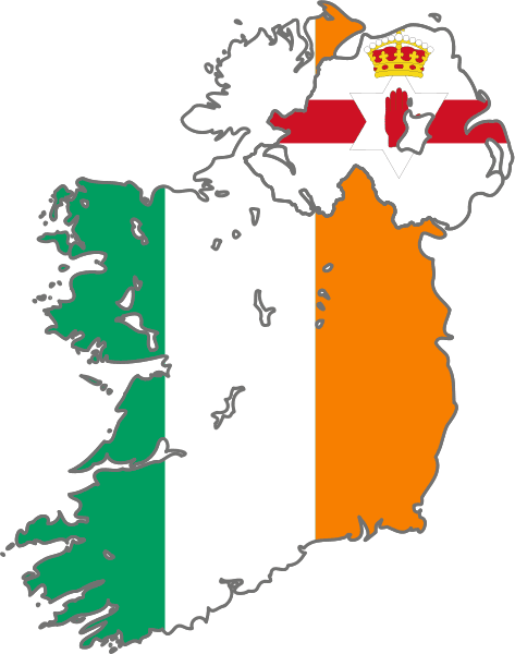 irlanda_bayrak_harita irlanda_bayrak_harita