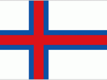 Faroe Adalari bayragi Faroe Islands